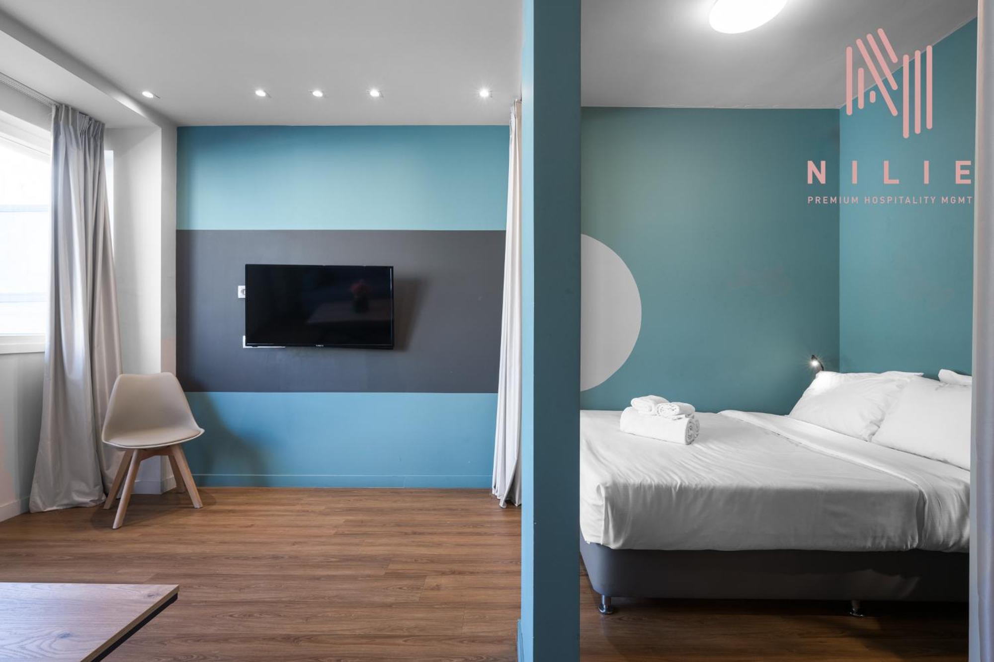 شقة Big Apple Aprts, Nilie Hospitality Mgmt سالونيك المظهر الخارجي الصورة
